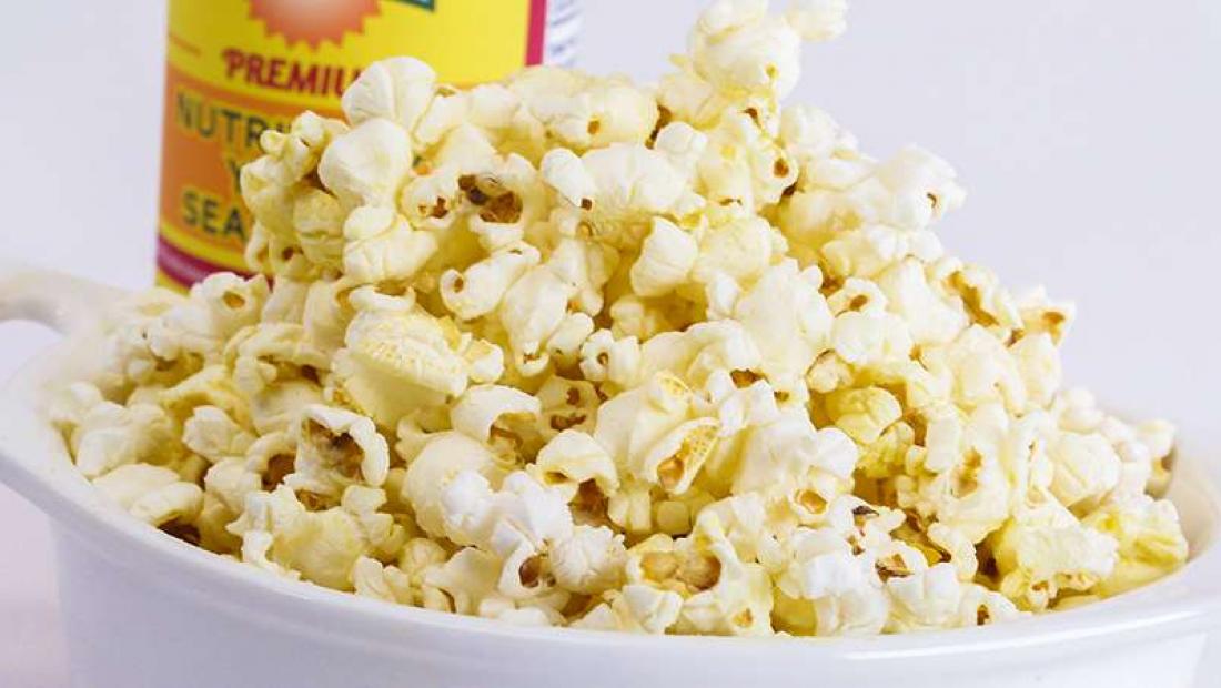 Air-Popped Popcorn with Nutritional Yeast Recipe