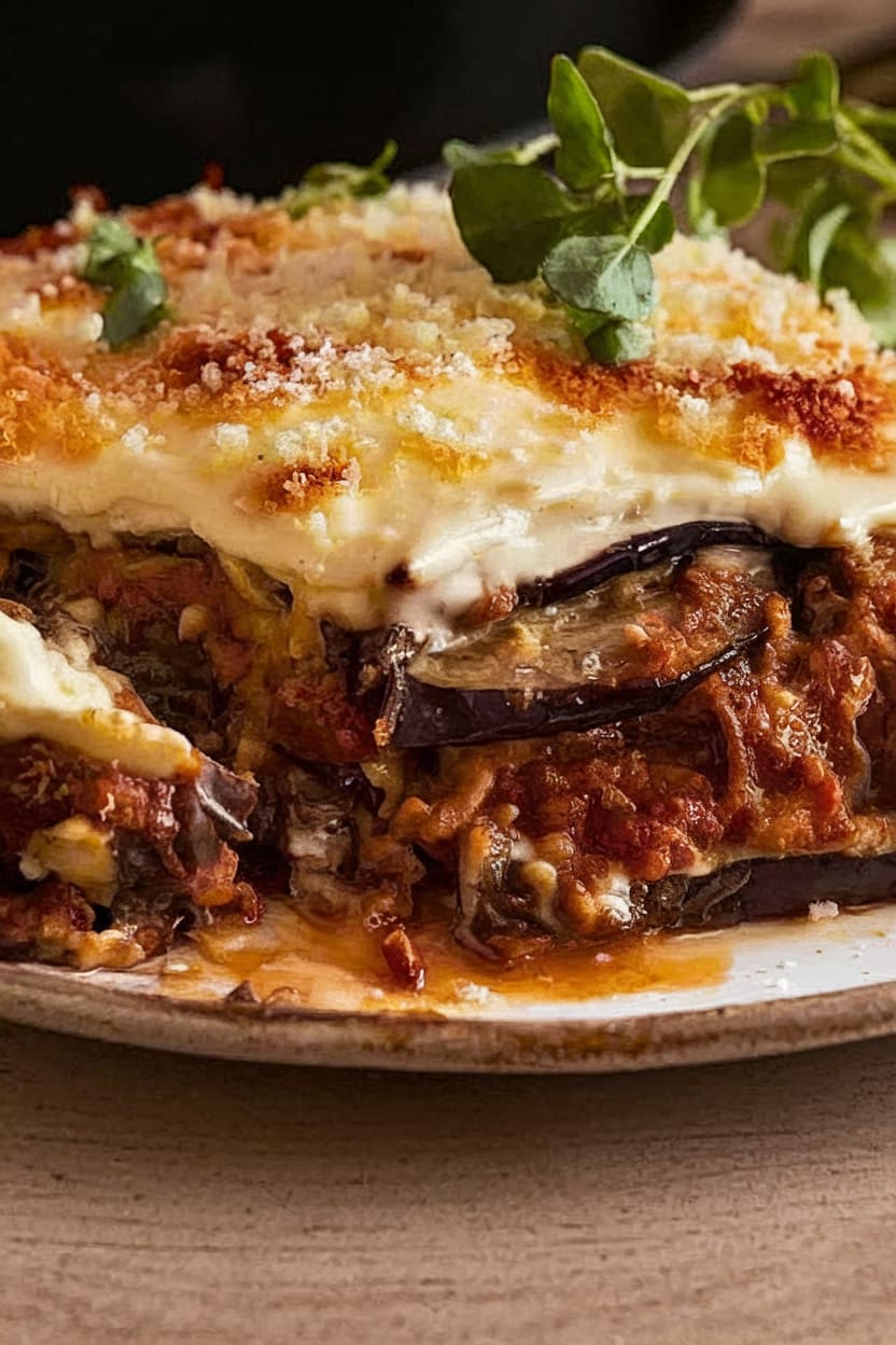 Moussaka (Greek Eggplant Lasagna)