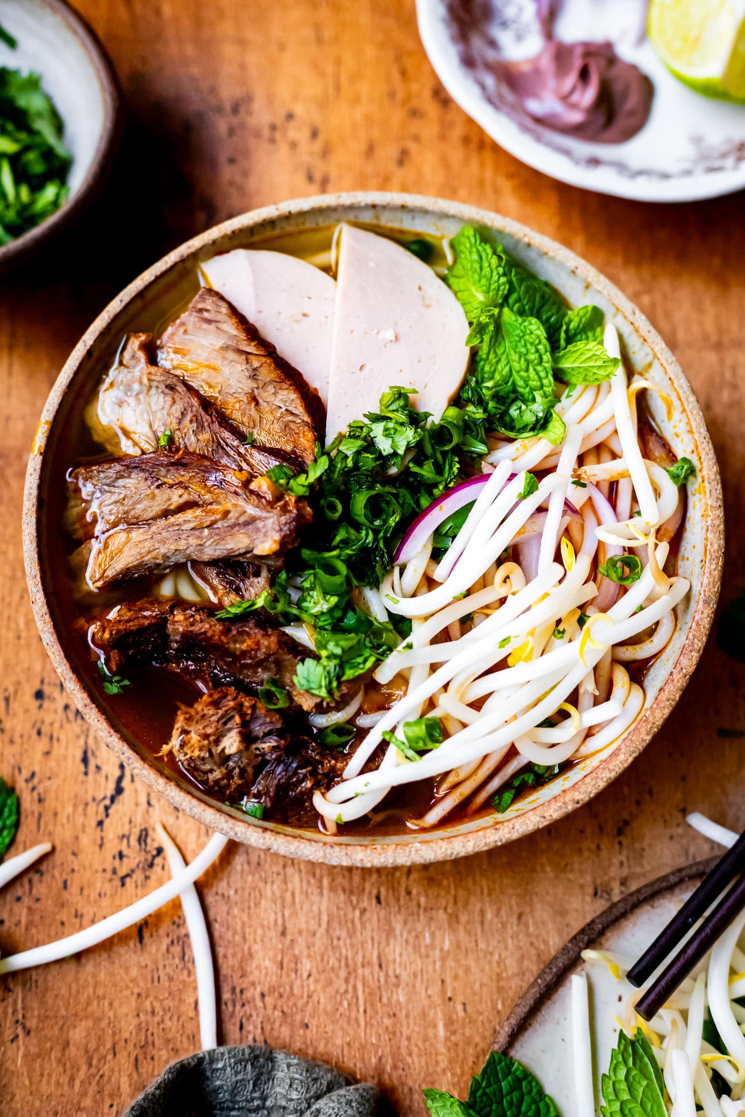 Spicy Beef Noodle Soup (Bun Bo Hue) Easy Version Recipe