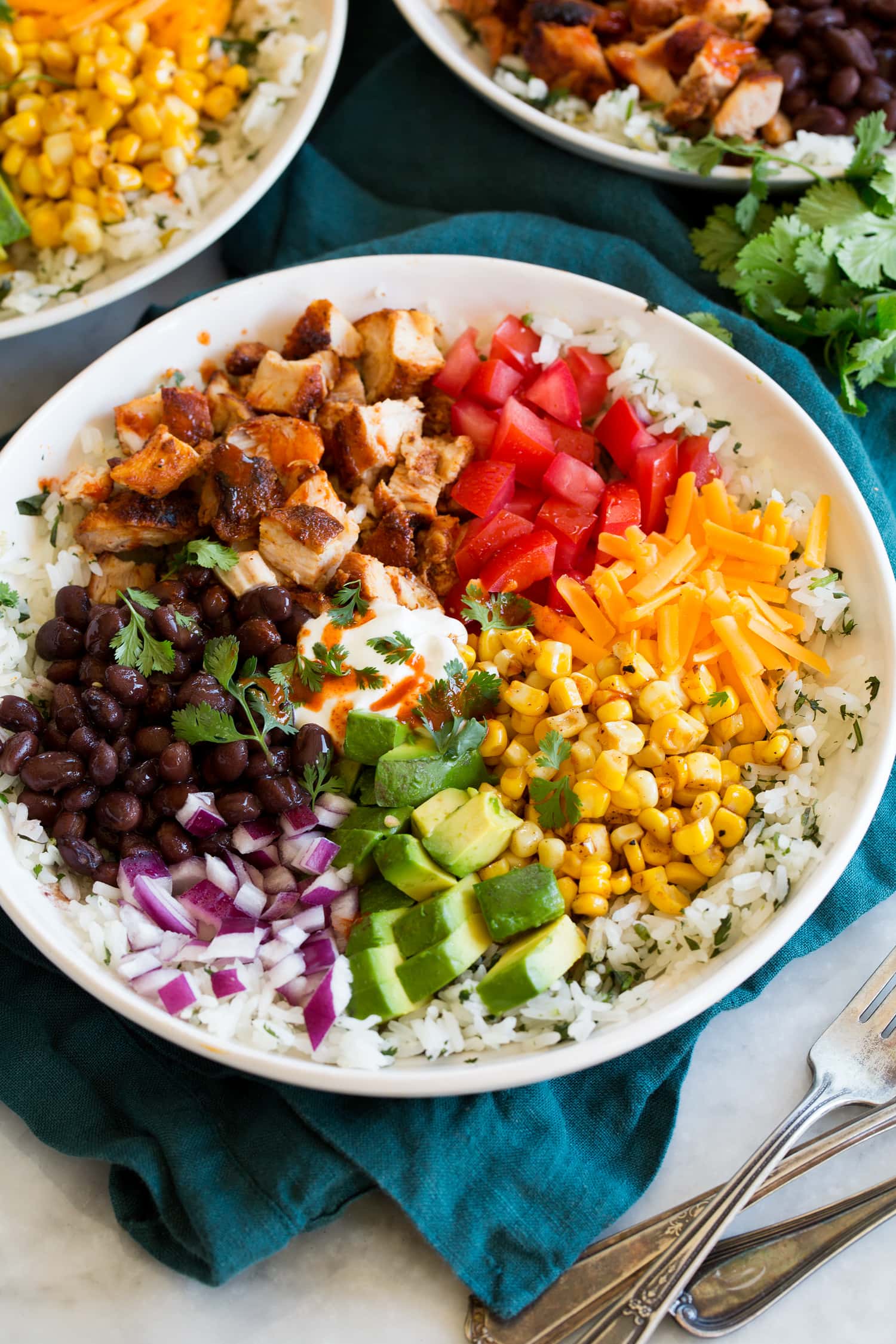 Chicken Burrito Bowls Recipe