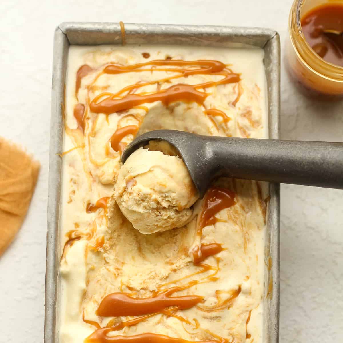 Salted Caramel Swirl Ice Cream Recipe
