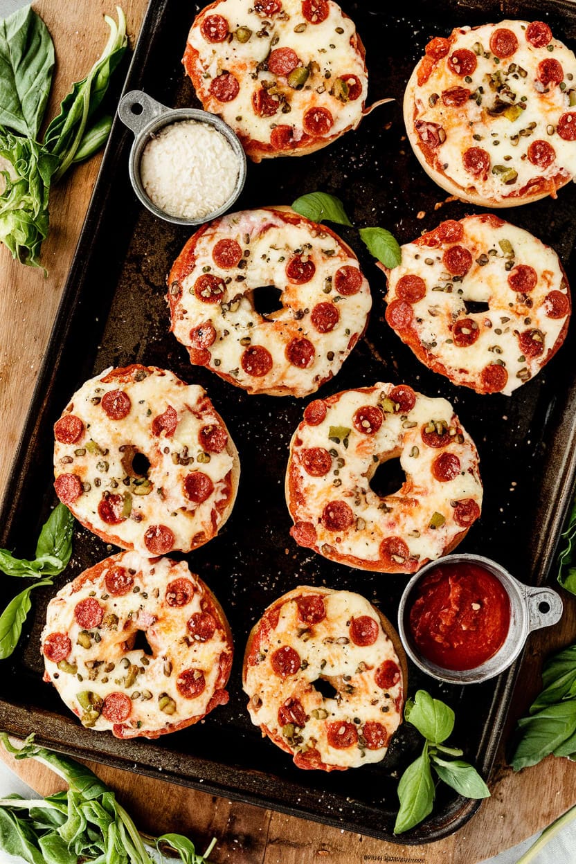 Pizza Bagels