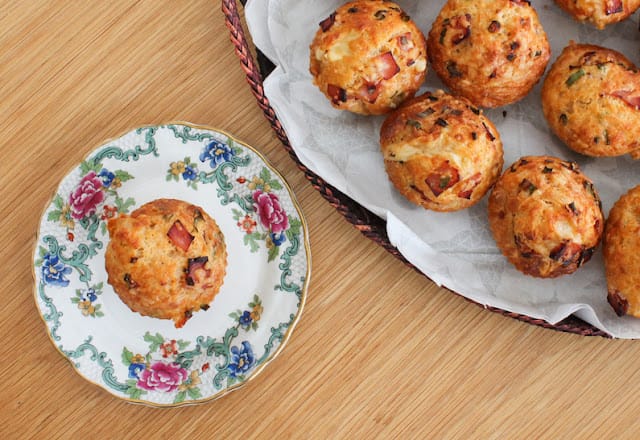 Savory Cheddar Chive Surprise Muffin Recipe