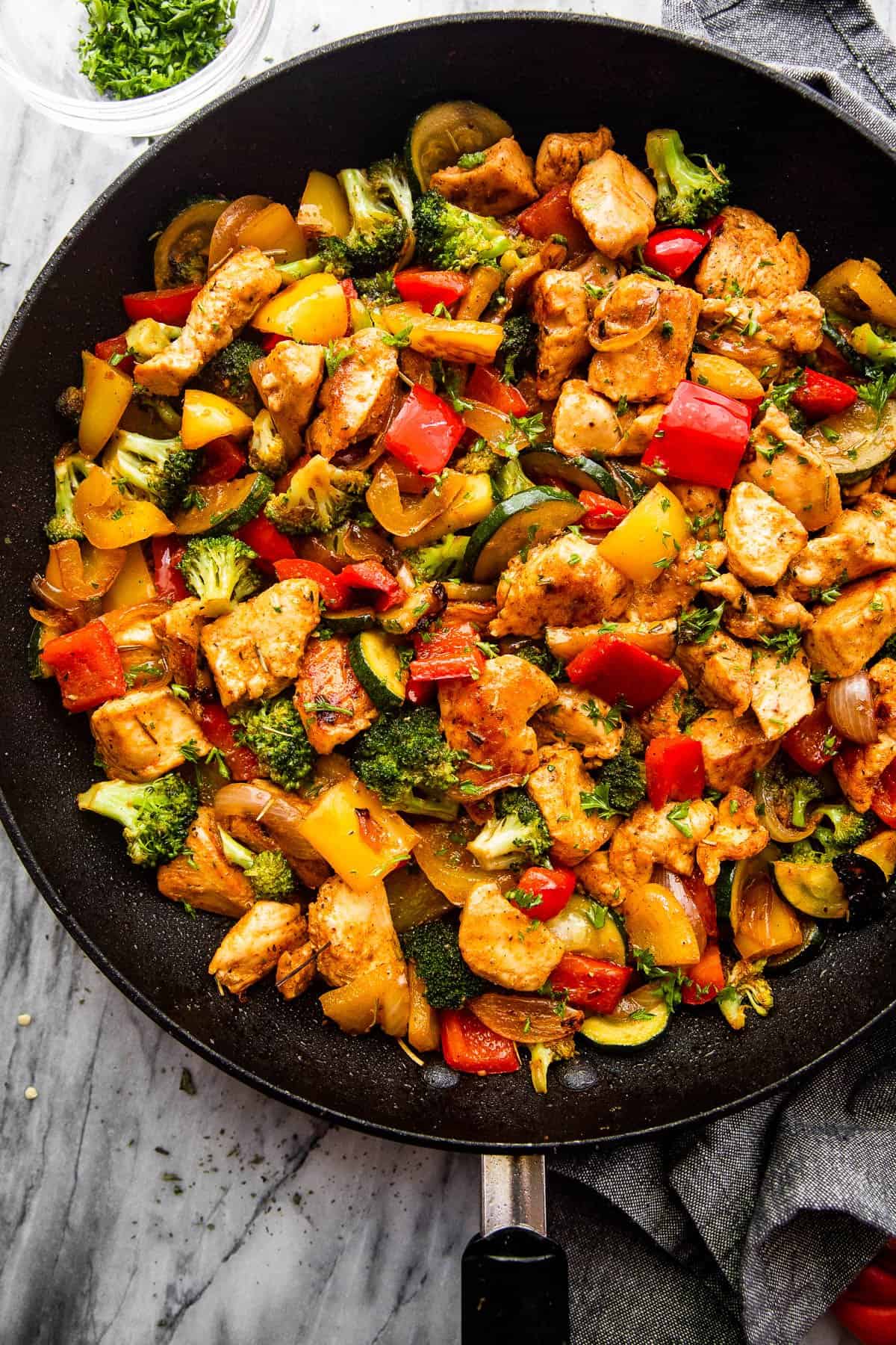 Chicken and Vegetable Skillet Recipe