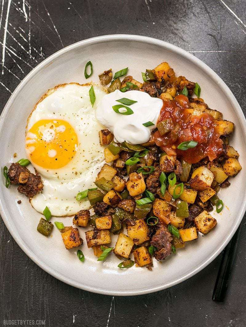 One-Pan Chorizo and Potato Hash Recipe