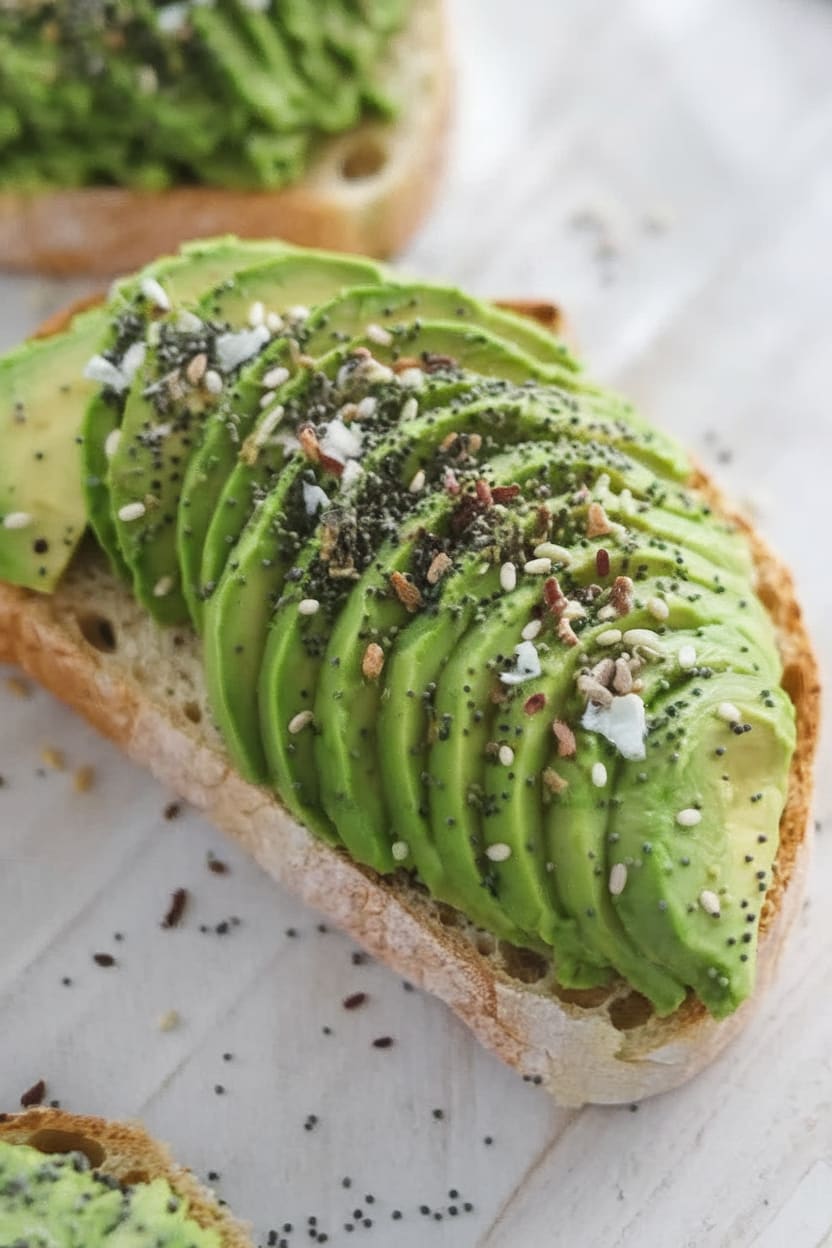 Avocado Toast with Everything Bagel Seasoning
