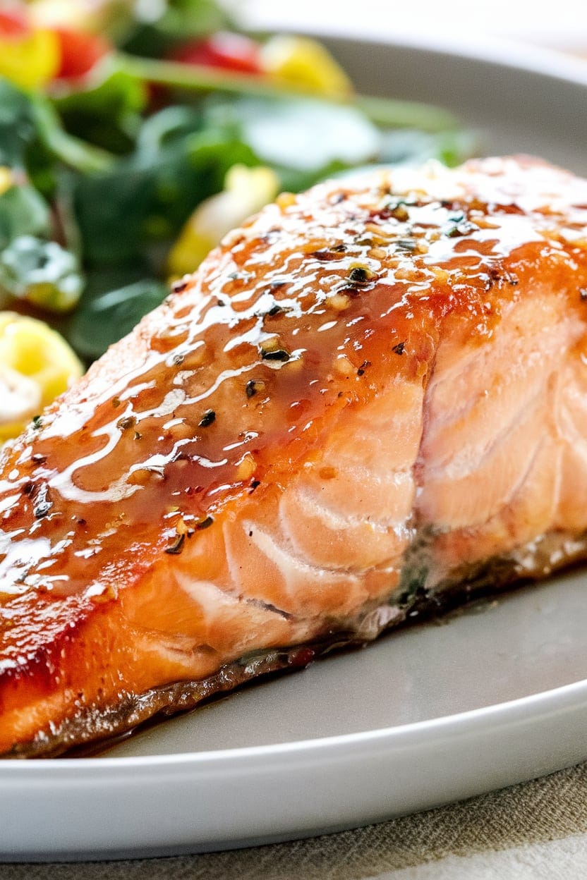 Garlic Brown Sugar Glazed Salmon