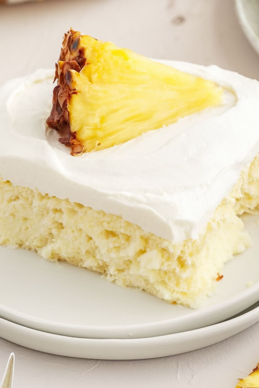 2-Ingredient Pineapple Angel Food Cake Recipe