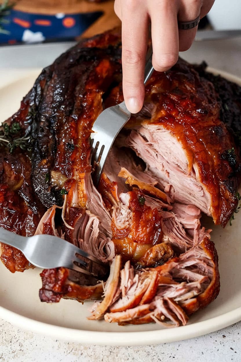 Extra-Crispy Slow-Roasted Pork Shoulder