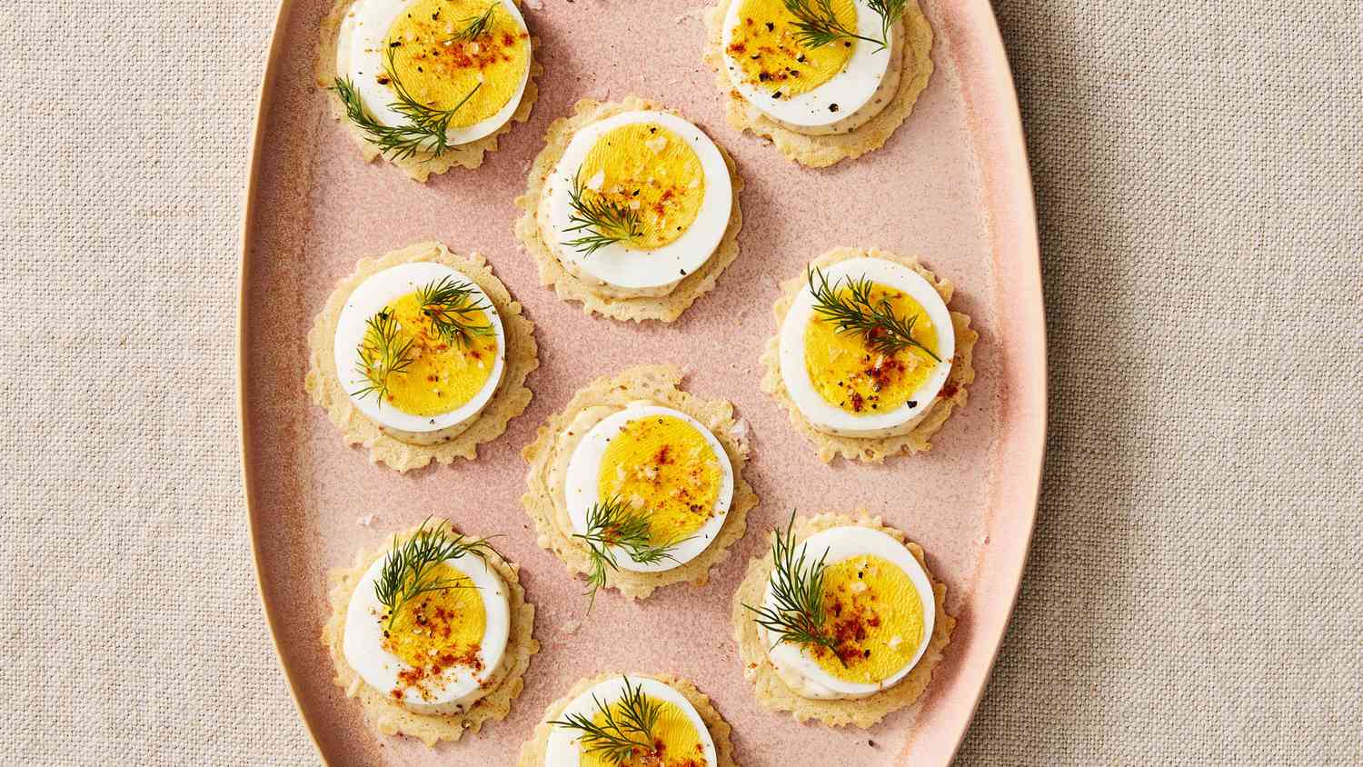Hard Boiled Eggs and Crackers Recipe
