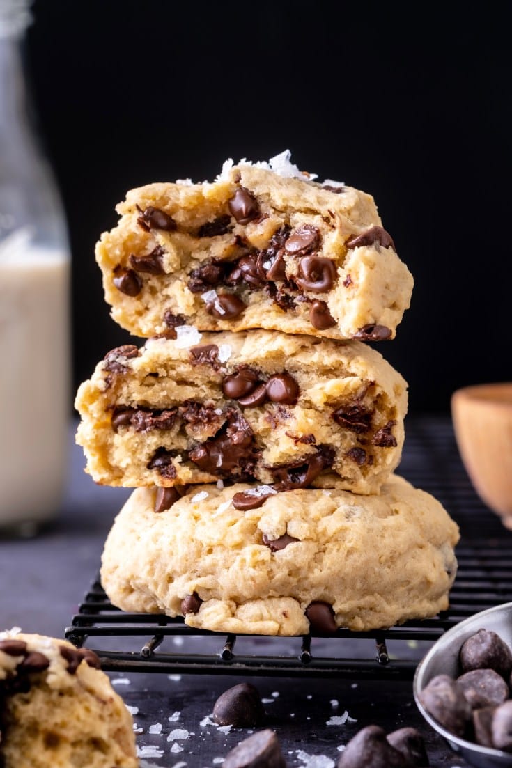 Chickpea Chocolate Chip Cookies