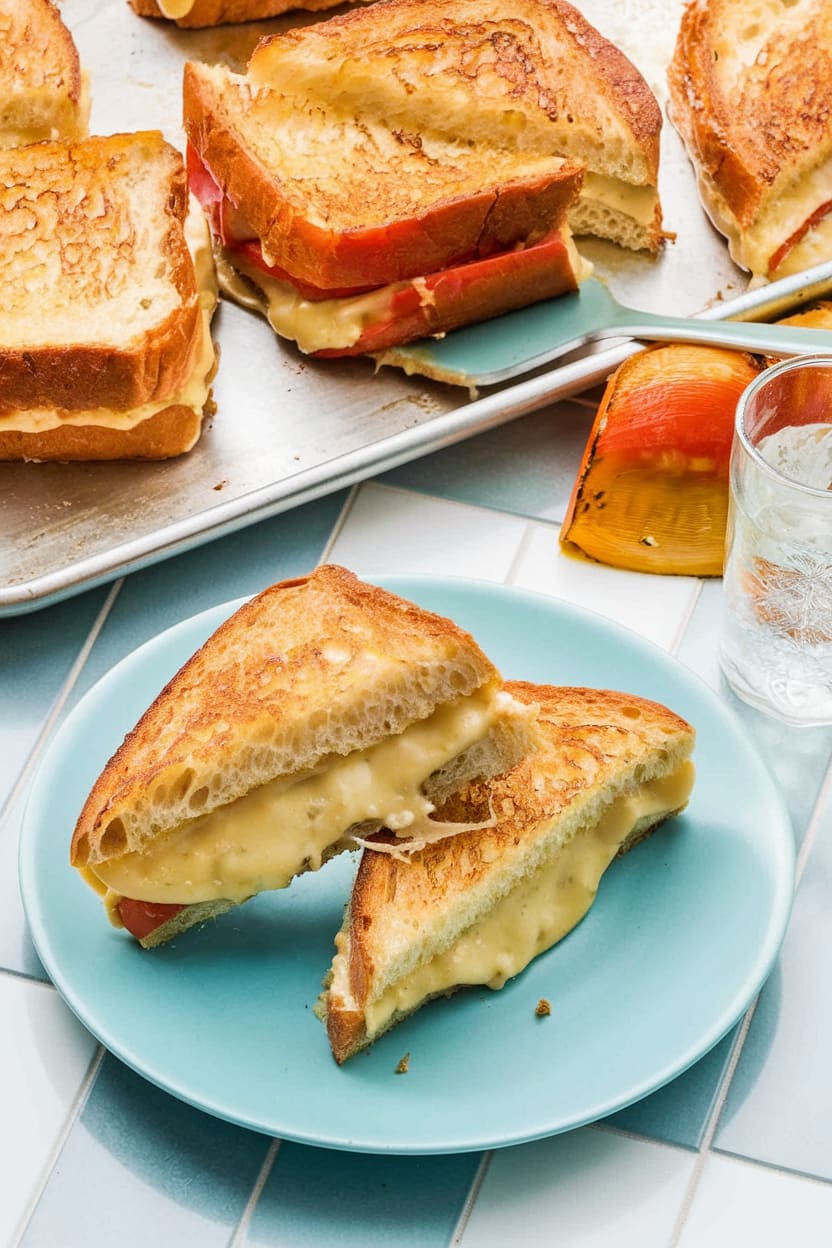 Sheet-Pan Grilled Cheese