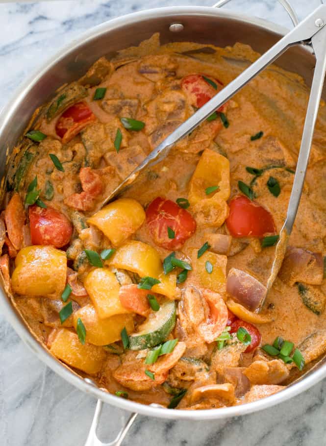 One-Pan Vegetable Curry Recipe