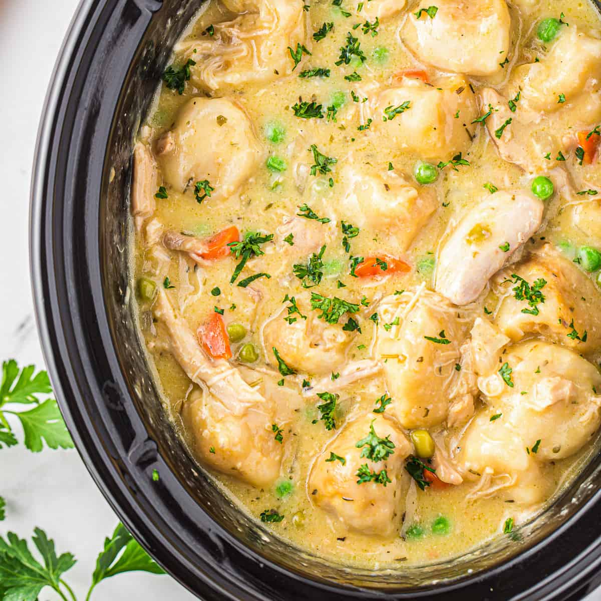 Slow Cooker Chicken and Dumplings Recipe