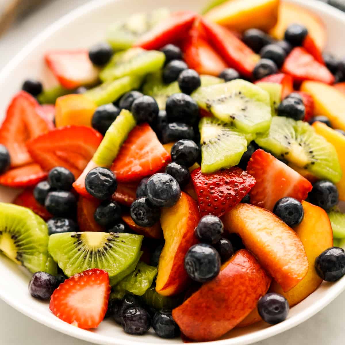 Quick Fruit Salad with Honey-Lime Dressing Recipe