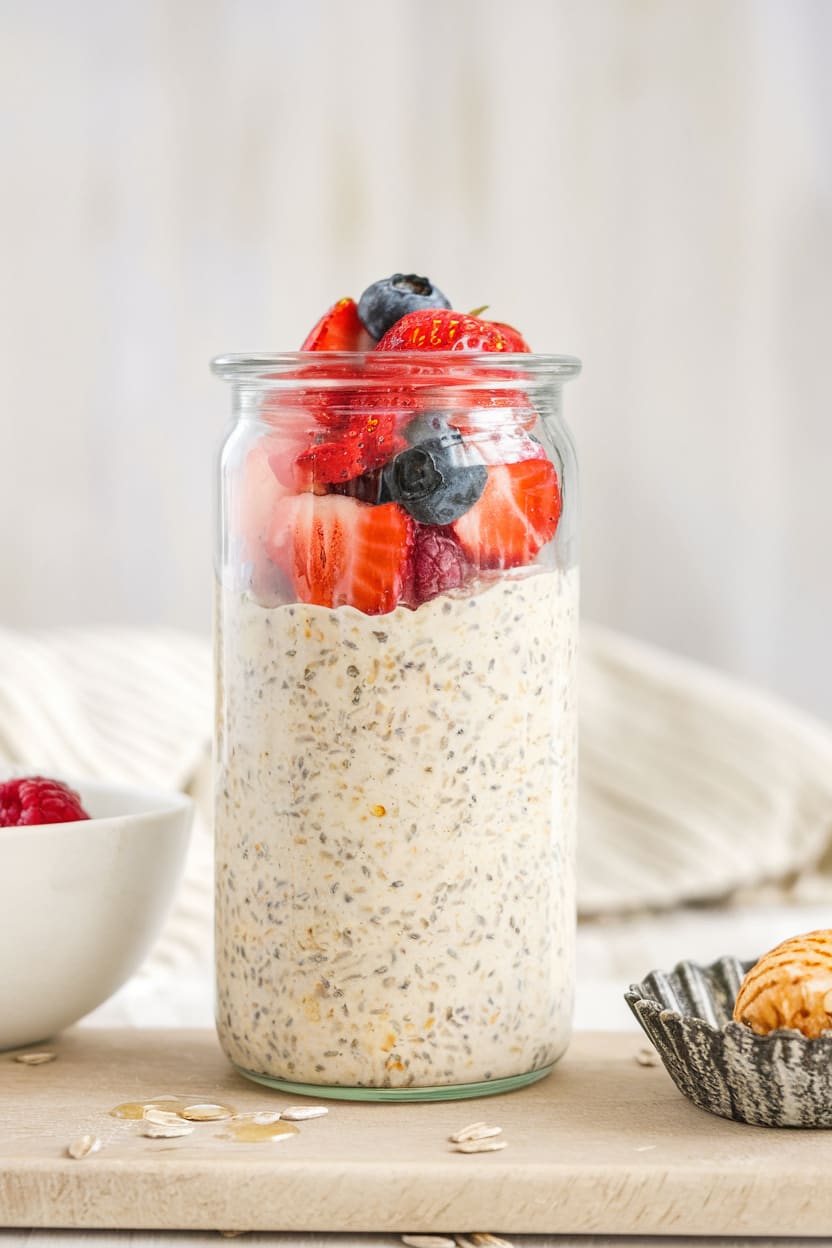 Overnight Oats with Berries