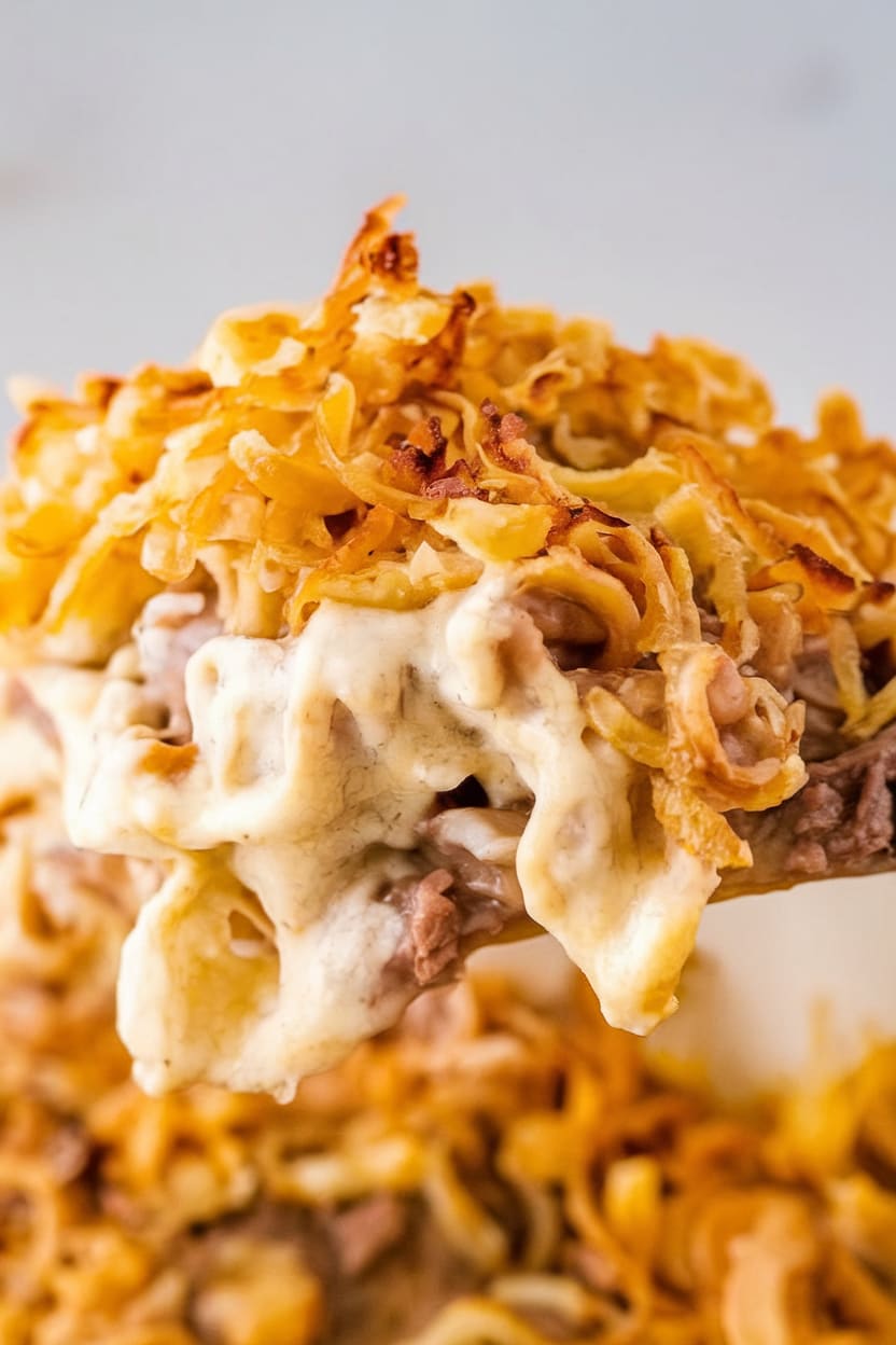 French Onion Beef Casserole