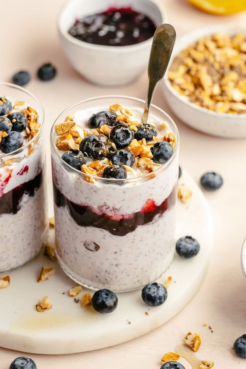 Overnight Oats with Berries