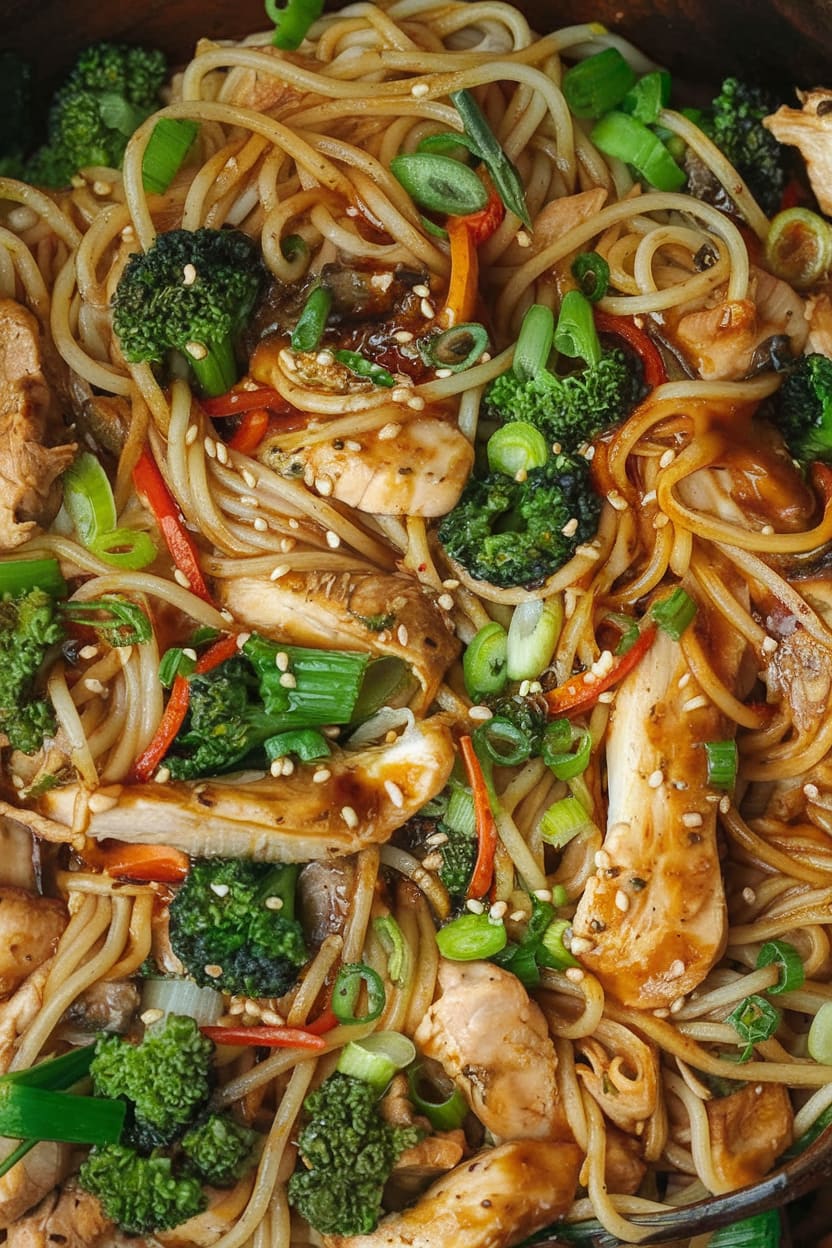 15-Minute Chicken Stir Fry Noodles