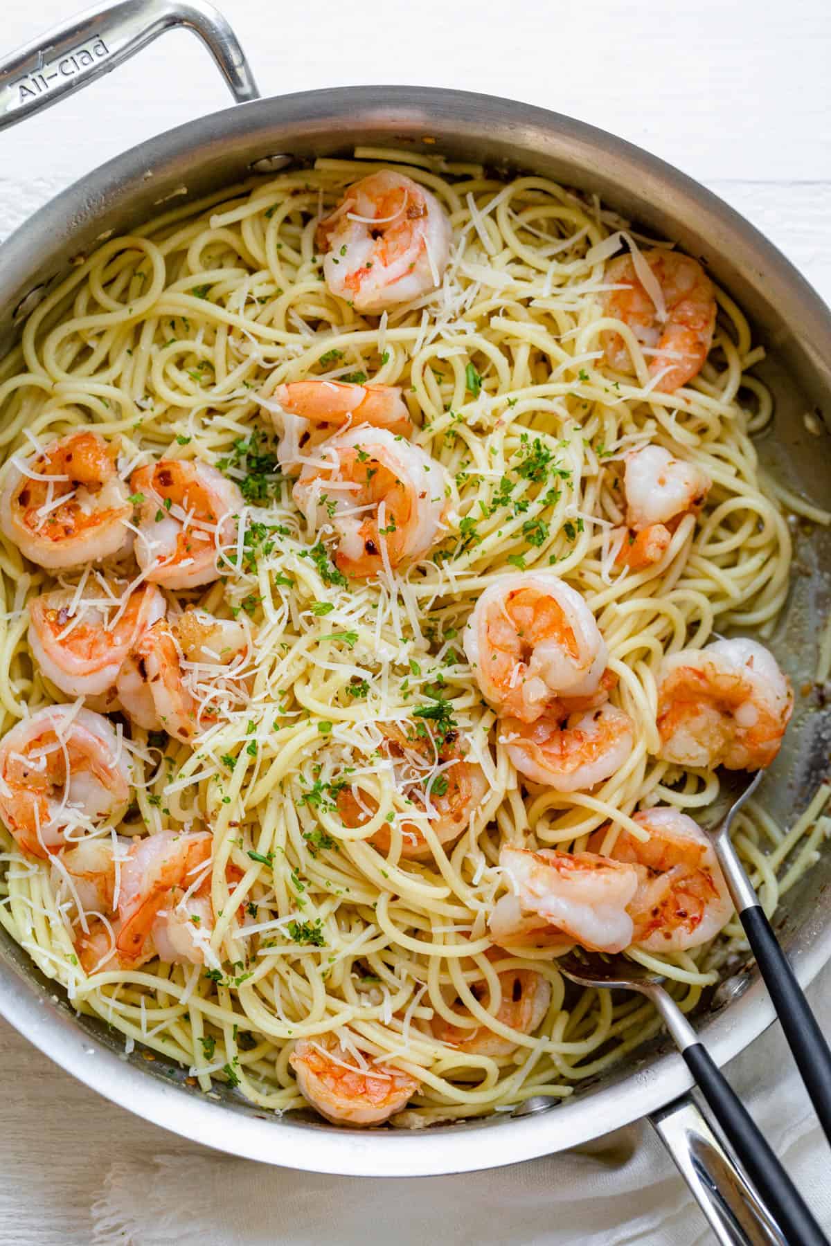 Garlic Shrimp Pasta