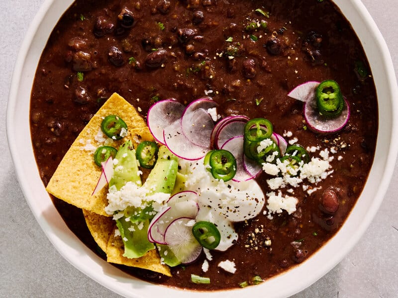 Spicy Black Bean Soup Recipe