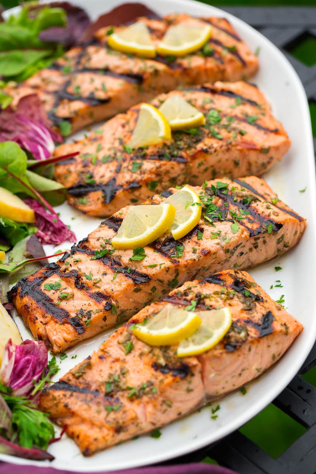 Lemon Herb Grilled Salmon Recipe