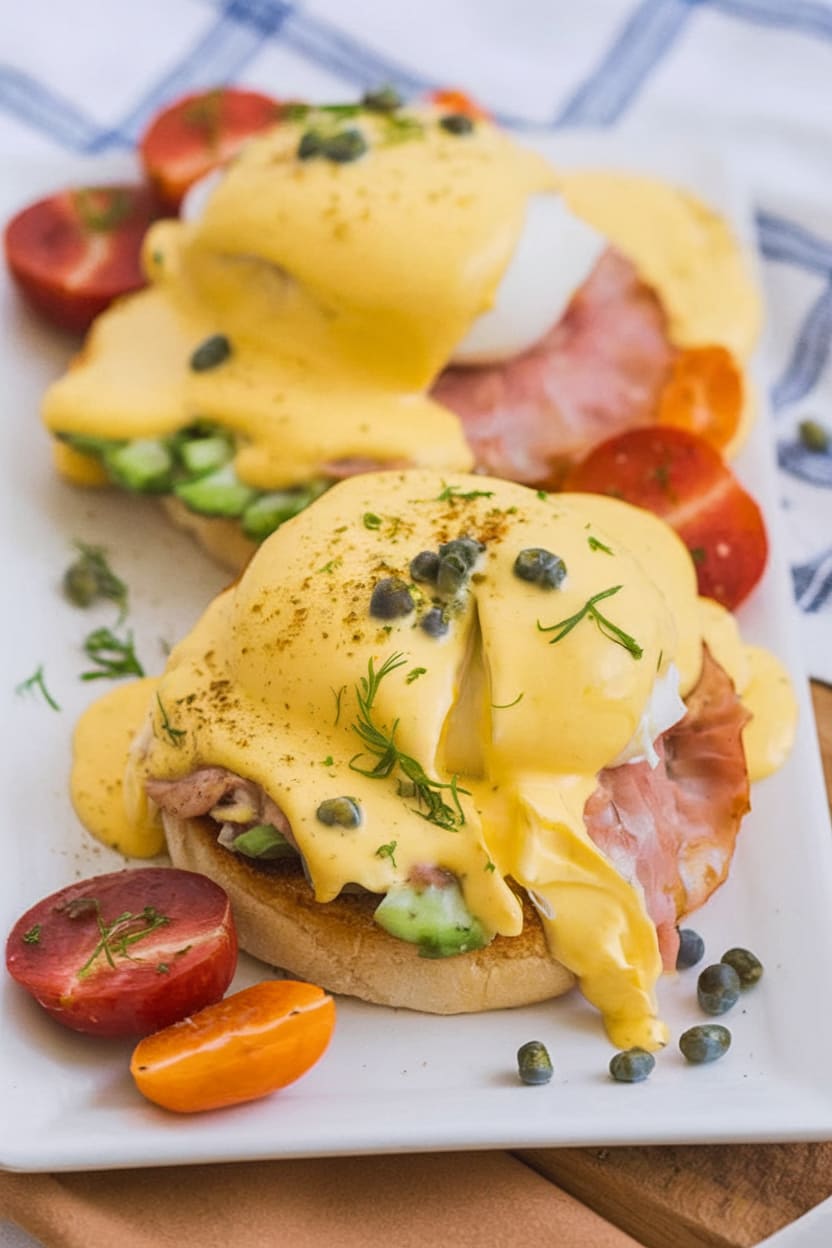 Eggs Benedict with Homemade Hollandaise Sauce