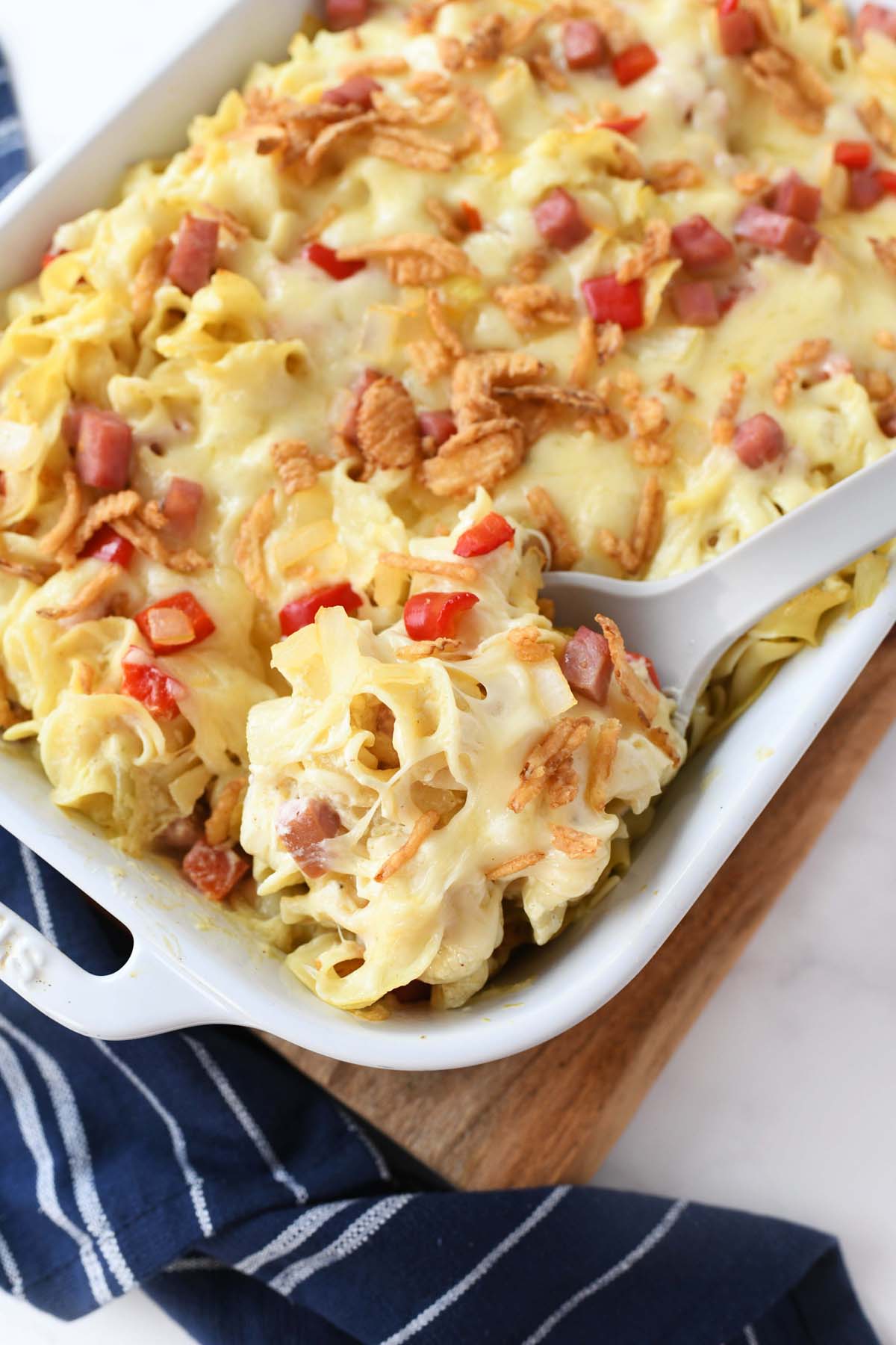 Ham and Swiss Casserole Recipe