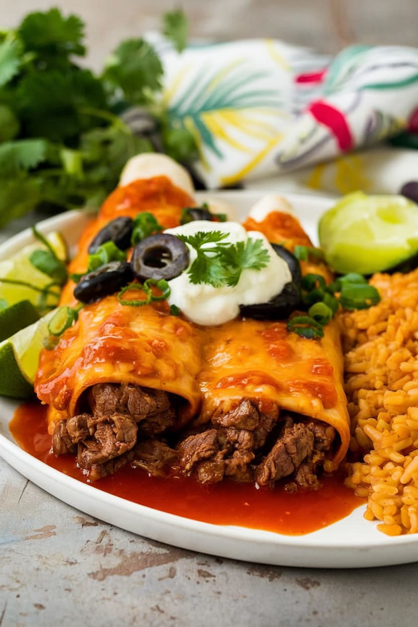 Beef Enchiladas