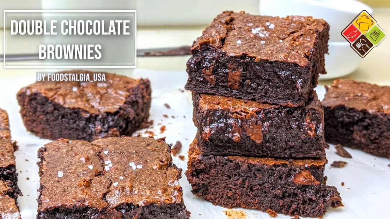 One-Bowl Ultimate Double Chocolate Brownies Recipe