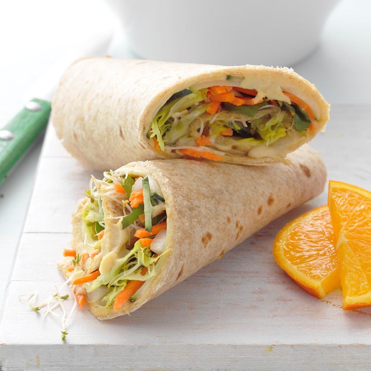 Hummus and Veggie Wrap Recipe