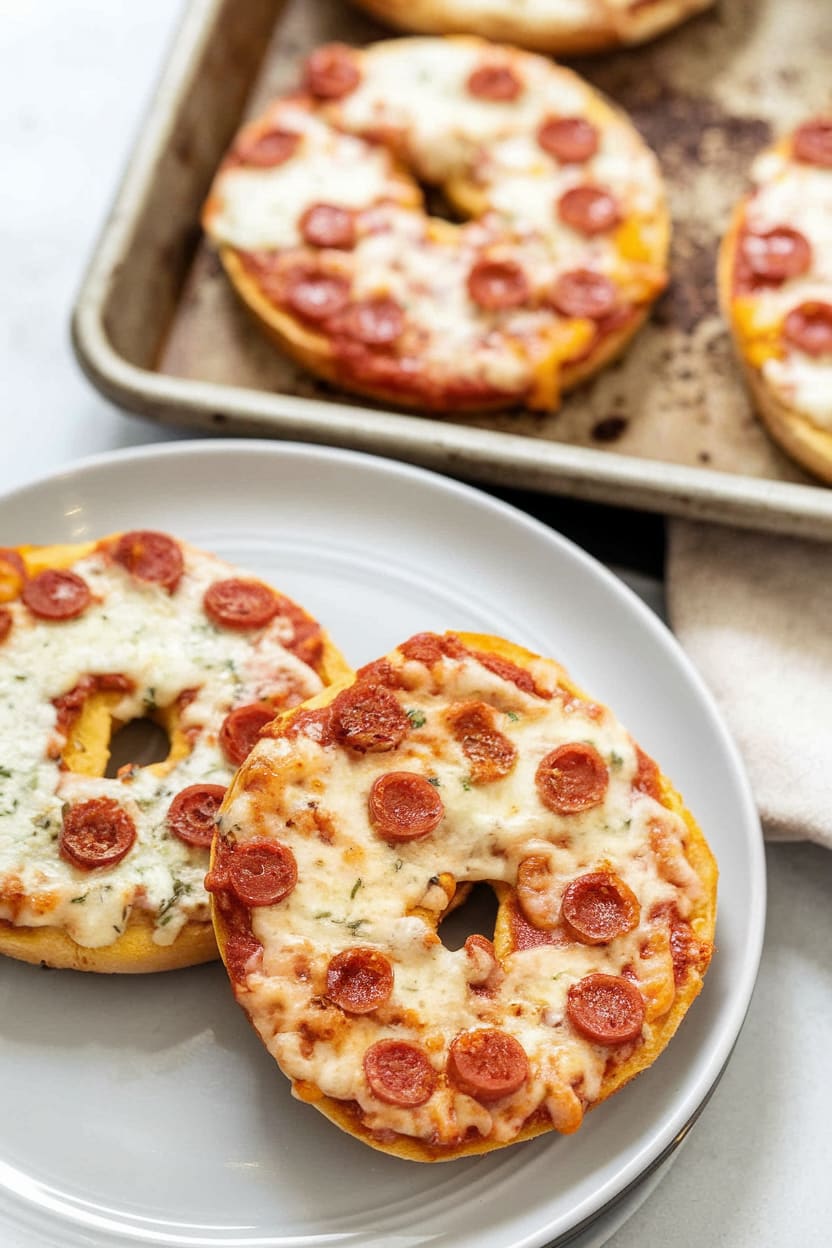 Pizza Bagels