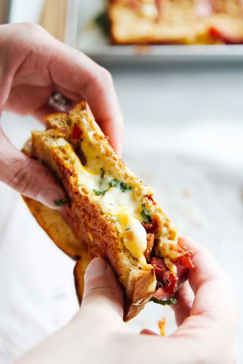 Sheet-Pan Grilled Cheese