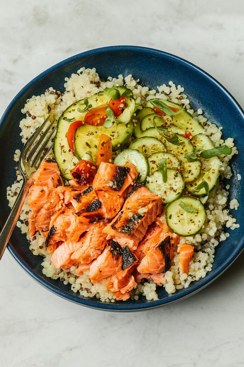 15-Minute Salmon Bowls