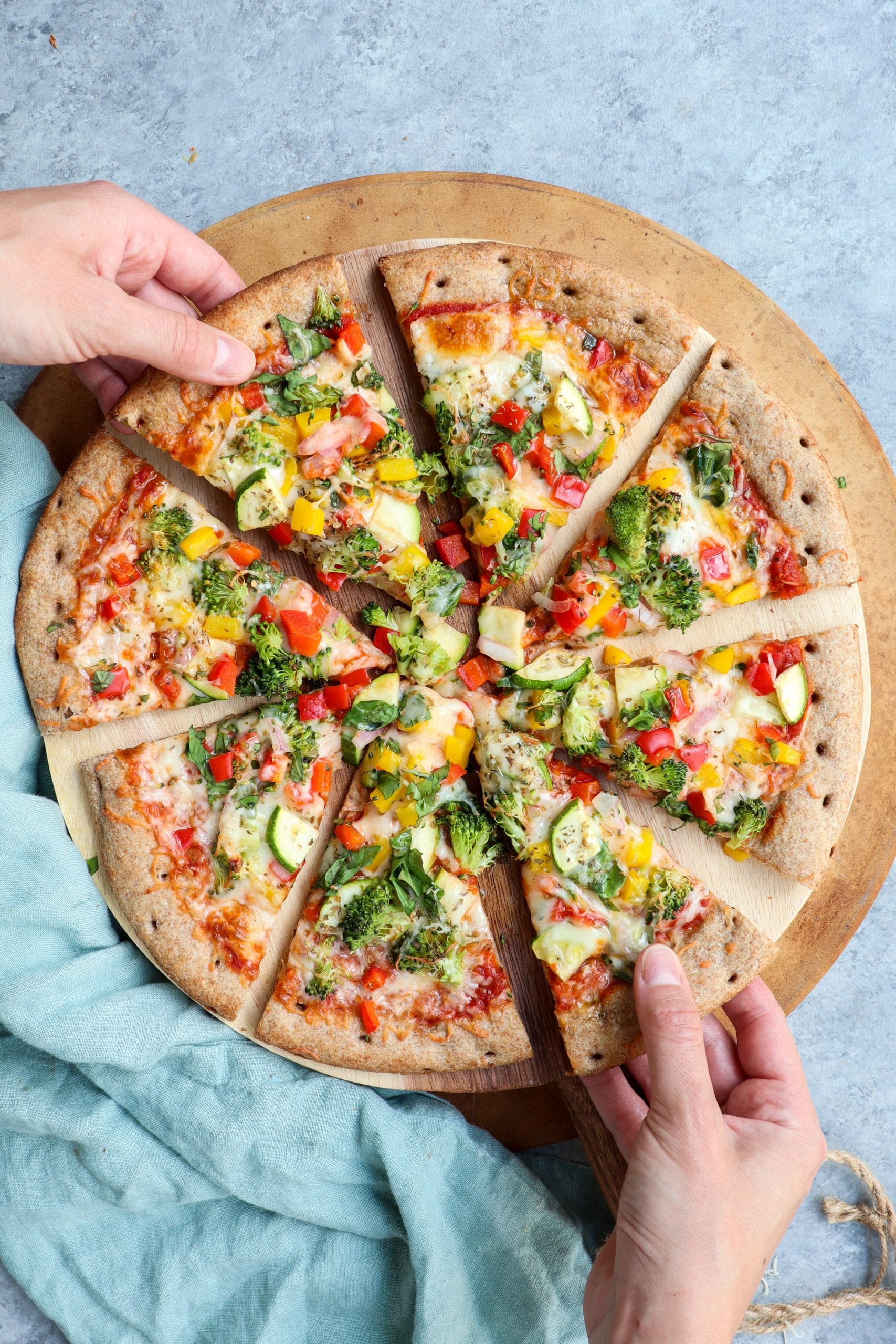 Roasted Vegetable Rhapsody Pizza Recipe