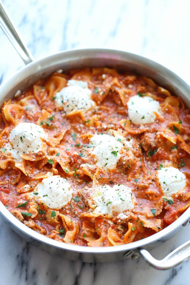 One-Skillet Lasagna Recipe
