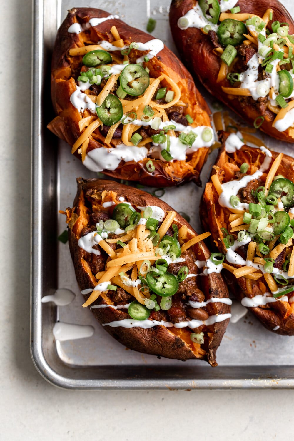 Baked Sweet Potatoes with Chili Recipe