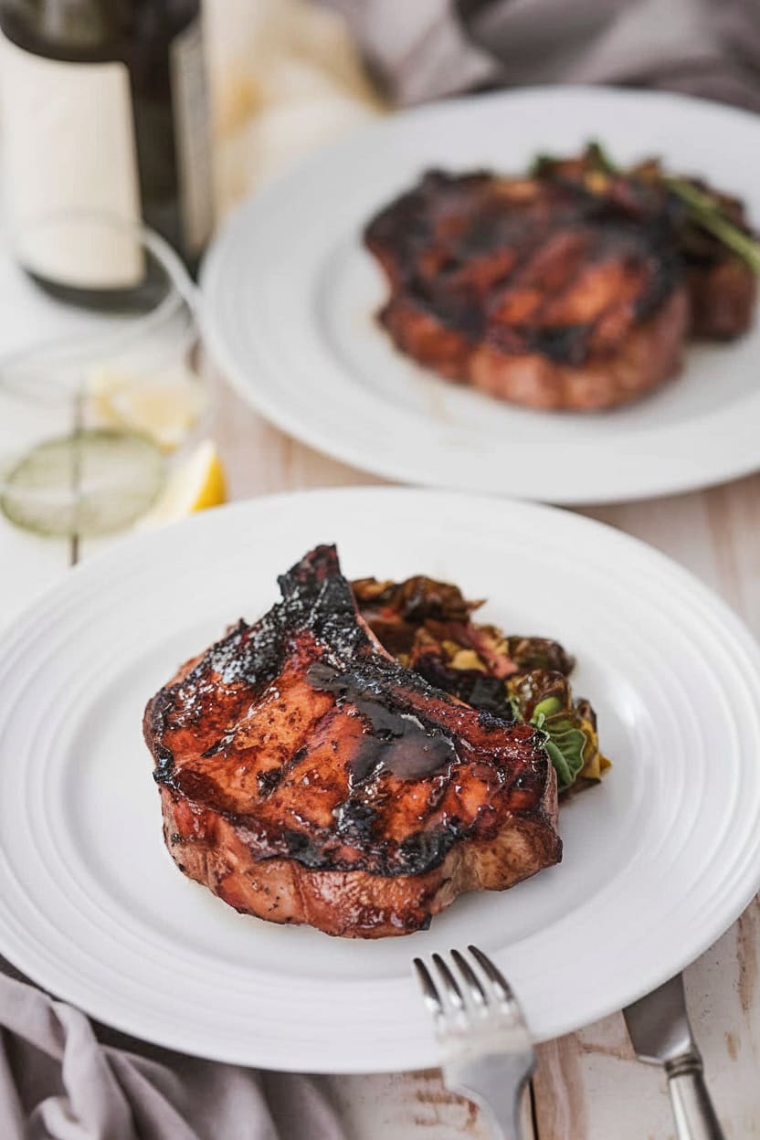 Pork Chops with Balsamic Glaze