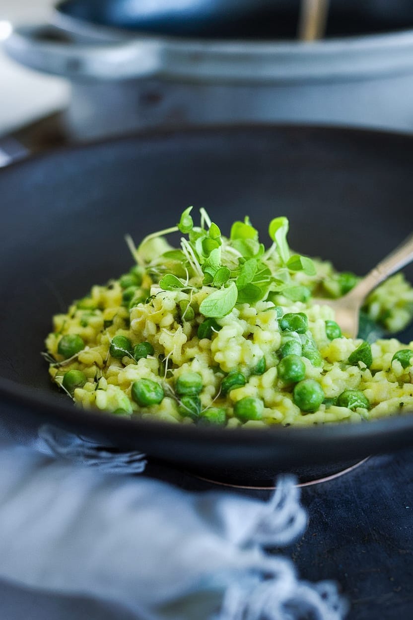 Spring Pea Risotto
