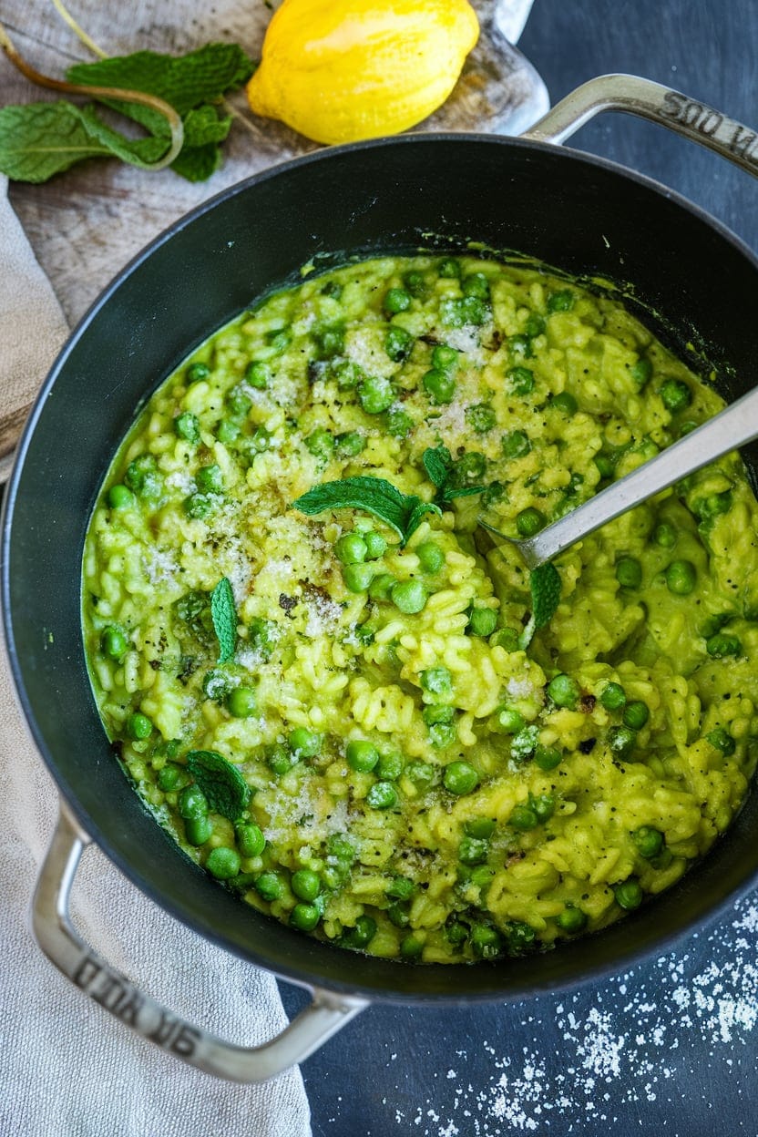 Spring Pea Risotto