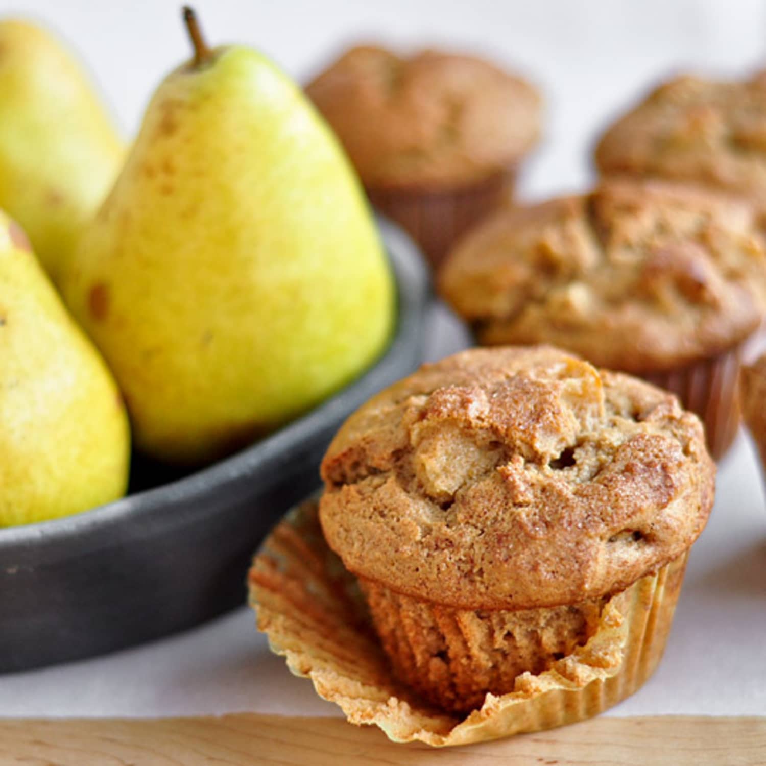 Spiced Pear Power Muffin Recipe