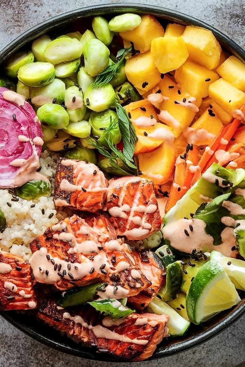 15-Minute Salmon Bowls