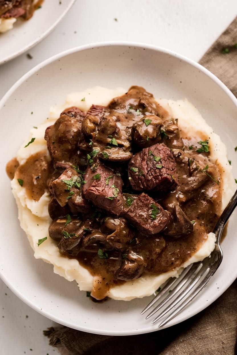 Beef Tips and Gravy