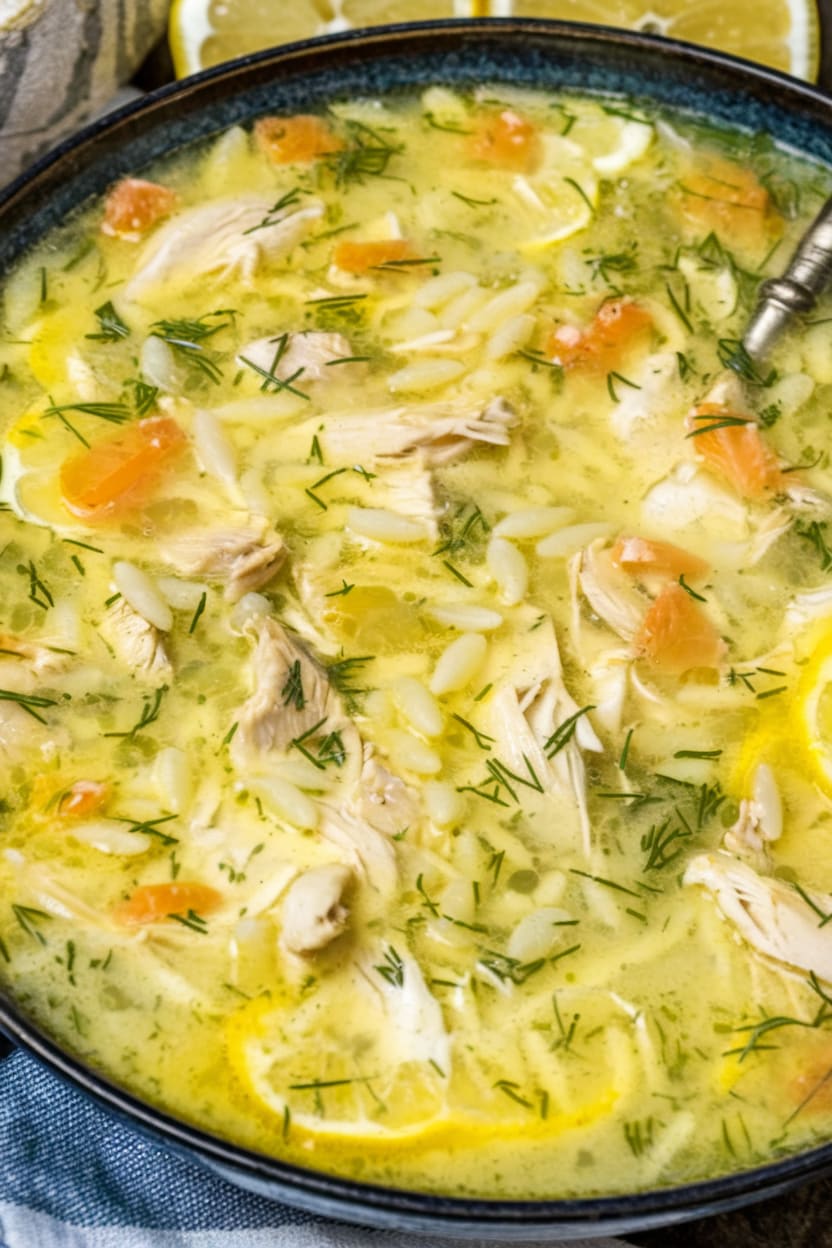 Greek Lemon Chicken Soup (Avgolemono)