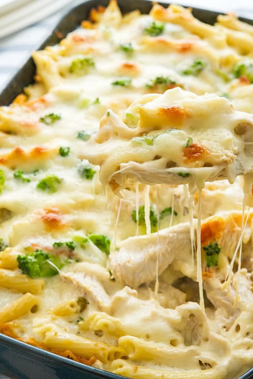 Chicken Alfredo Casserole