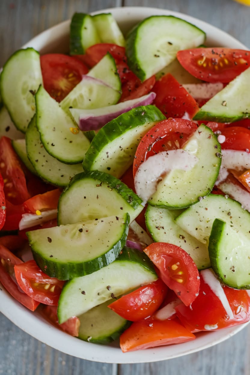 Cucumber Tomato Salad