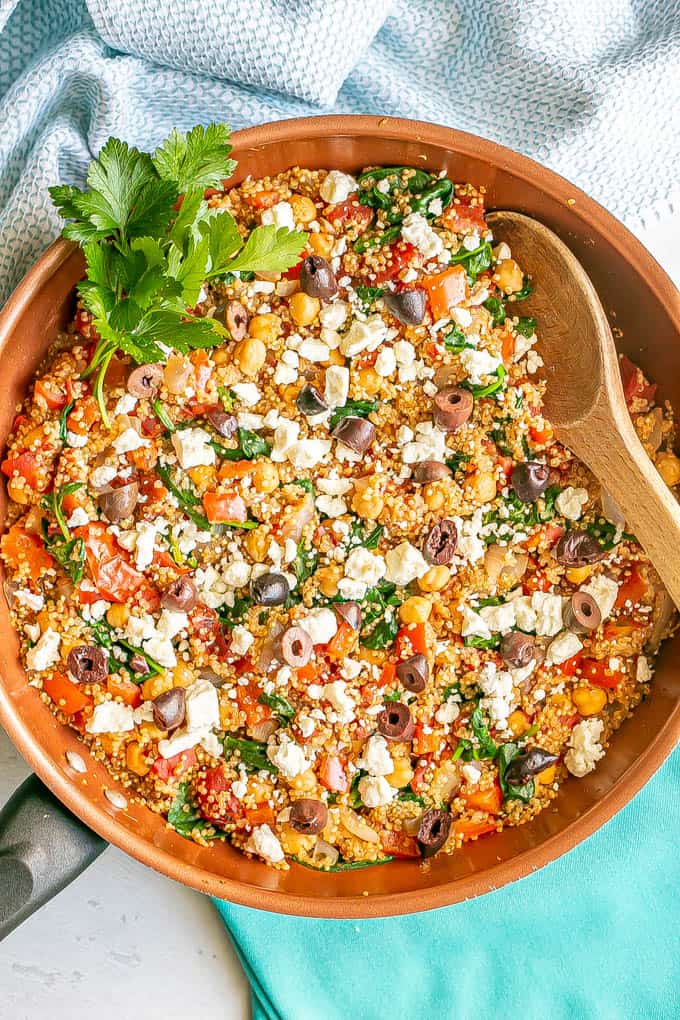One-Pan Mediterranean Quinoa Recipe
