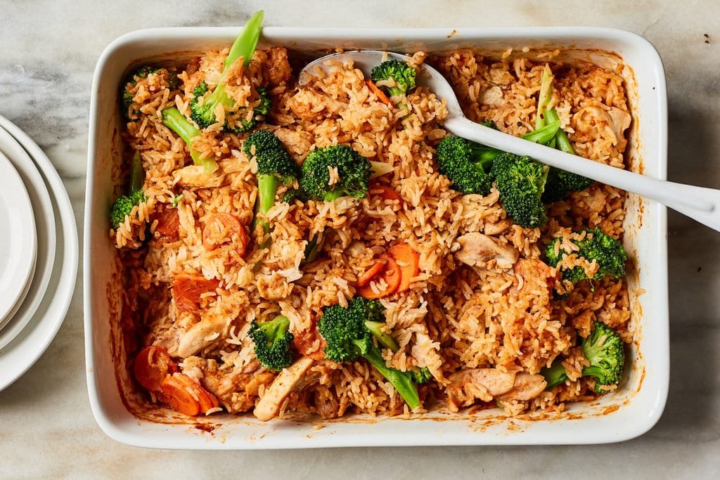 One-Pan Coconut Curry Chicken and Rice Recipe