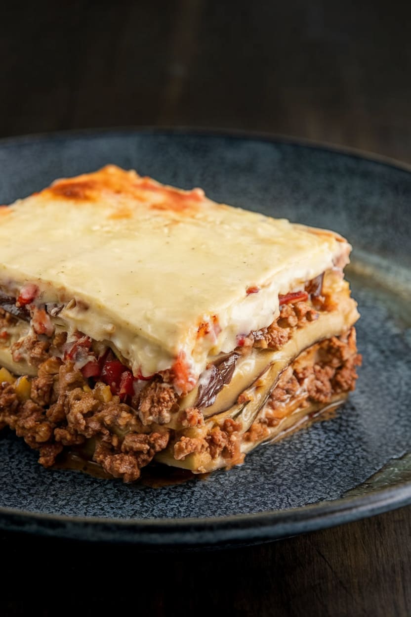 Moussaka (Greek Eggplant Lasagna)