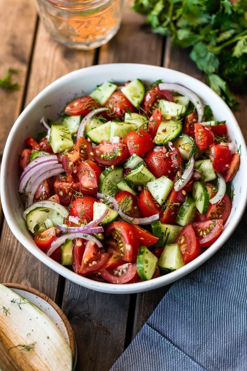 Cucumber Tomato Salad
